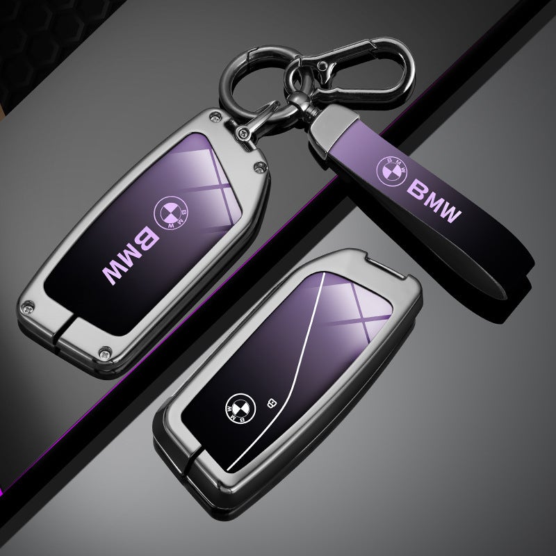 Suitable For Bmw X1M3 Blade Key Case 5 Series Bright Paint Bmw Car Key Case Alloy Modified Case - Image 2